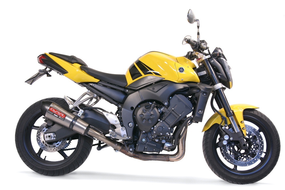 GPR exhaust compatible with  Yamaha Fz.1 - Fazer 1000  2006-2014, Gpe Ann. titanium, Homologated legal slip-on exhaust including removable db killer, link pipe and catalyst 