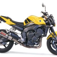 GPR exhaust compatible with  Yamaha Fz.1 - Fazer 1000  2006-2014, Gpe Ann. titanium, Homologated legal slip-on exhaust including removable db killer, link pipe and catalyst 