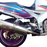 GPR exhaust compatible with  Yamaha Fzr 1000 Ex-Up 1989-1990, Trioval, Homologated legal slip-on exhaust including removable db killer and link pipe 