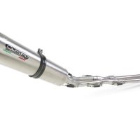 GPR exhaust compatible with  Yamaha T-Max 500 2001-2011, Gpe Ann. titanium, Homologated legal full system exhaust, including removable db killer and catalyst 