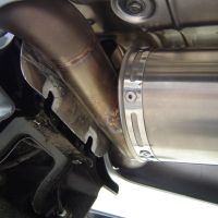 GPR exhaust compatible with  Suzuki Gsr 600 2006-2011, Alluminio Ghost, Homologated legal slip-on exhaust including removable db killer and link pipe 