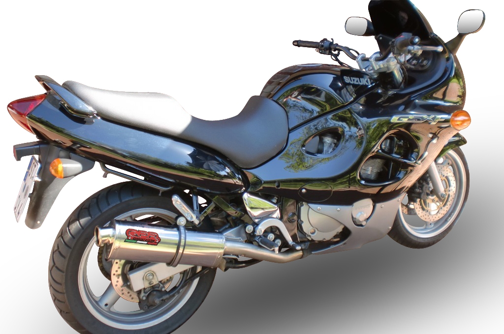 GPR exhaust compatible with  Suzuki Gsf 650 Bandit - S  2005-2006, Trioval, Homologated legal slip-on exhaust including removable db killer, link pipe and catalyst 