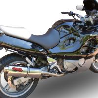 GPR exhaust compatible with  Suzuki Gsf 650 Bandit - S  2005-2006, Trioval, Homologated legal slip-on exhaust including removable db killer, link pipe and catalyst 