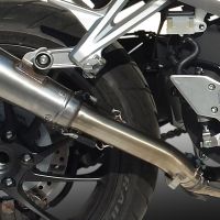 GPR exhaust compatible with  Honda Crossrunner 800 Vfr 800 X 2015-2016, Powercone Evo, Homologated legal slip-on exhaust including removable db killer and link pipe 