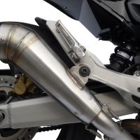 GPR exhaust compatible with  Honda Hornet Cb 600 F 2007-2014, Powercone Evo, Homologated legal slip-on exhaust including removable db killer and link pipe 