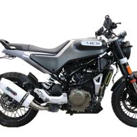 GPR exhaust compatible with  Husqvarna Vitpilen 401 2021-2023, Albus Evo4, Homologated legal slip-on exhaust including removable db killer and link pipe 