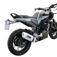 GPR exhaust compatible with  Husqvarna Vitpilen 401 2021-2023, Albus Evo4, Homologated legal slip-on exhaust including removable db killer and link pipe 