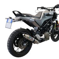 GPR exhaust compatible with  Husqvarna Vitpilen 401 2020-2020, Deeptone Inox, Homologated legal slip-on exhaust including removable db killer and link pipe 