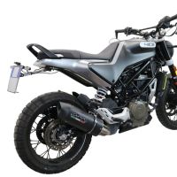 GPR exhaust compatible with  Husqvarna Vitpilen 401 2020-2020, Furore Evo4 Nero, Homologated legal slip-on exhaust including removable db killer and link pipe 