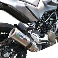 GPR exhaust compatible with  Husqvarna Vitpilen 401 2020-2020, M3 Inox , Homologated legal slip-on exhaust including removable db killer and link pipe 