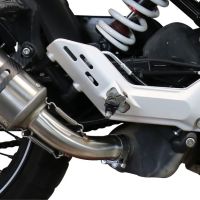 GPR exhaust compatible with  Husqvarna Vitpilen 401 2021-2023, GP Evo4 Poppy, Homologated legal slip-on exhaust including removable db killer and link pipe 