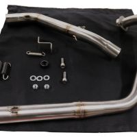 GPR exhaust compatible with  Zontes Zt 125 G1 - U - U1 - Z2 2020-2024, M3 Inox , Homologated legal full system exhaust, including removable db killer and catalyst 