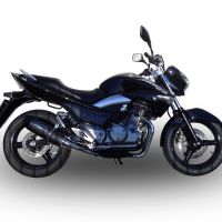 GPR exhaust compatible with  Suzuki Gw 250 F Inazuma 2012-2017, Furore Poppy, Dual Homologated legal slip-on exhaust including removable db killers and link pipes 