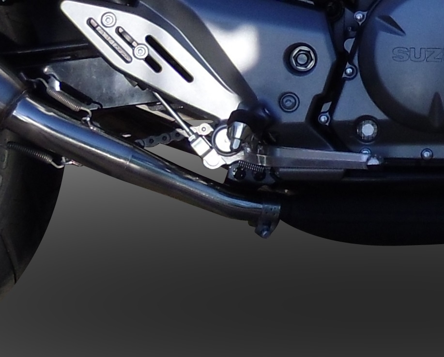 GPR exhaust compatible with  Suzuki Gw 250 F Inazuma 2012-2017, Albus Ceramic, Dual Homologated legal slip-on exhaust including removable db killers and link pipes 