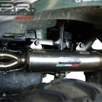 GPR exhaust compatible with  Kawasaki KVF 750 2005-2011, Deeptone Atv, Homologated legal full system exhaust, including removable db killer 