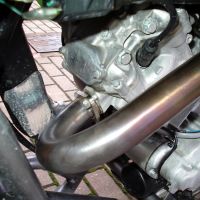 GPR exhaust compatible with  Kawasaki Kfx 700 2004-2011, Deeptone Atv, Homologated legal full system exhaust including dual silencers and removable db killers 