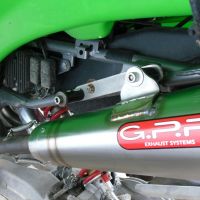 GPR exhaust compatible with  Kawasaki Kfx 700 2004-2011, Powercone Evo, Homologated legal full system exhaust including dual silencers and removable db killers 