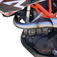 GPR exhaust compatible with  Ktm Smc 690 R 2007-2016, Gpe Ann. Poppy, Homologated legal full system exhaust, including removable db killer and catalyst 