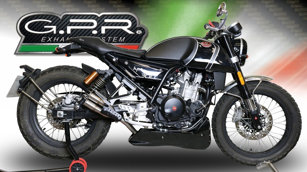 GPR exhaust compatible with  F.B. Mondial Hps 300 2018-2019, F205, Racing full system exhaust  