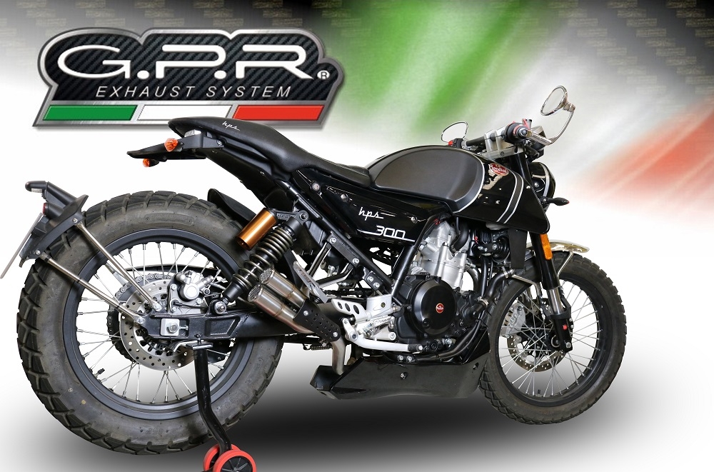 GPR exhaust compatible with  F.B. Mondial Hps 300 2018-2019, F205, Racing full system exhaust  