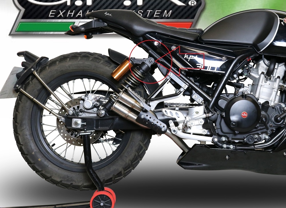 GPR exhaust compatible with  F.B. Mondial Hps 300 2018-2019, F205, Racing full system exhaust  