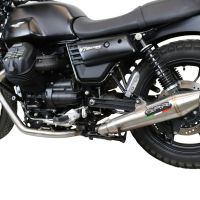 GPR exhaust compatible with  Moto Guzzi V7 III Special-Stone-Carbon 2017-2018, Vintacone, Racing full system exhaust  