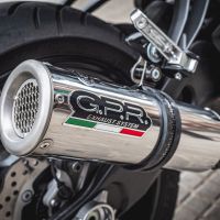 GPR exhaust compatible with  Yamaha Mt-07  2014-2016, M3 Inox , Homologated legal full system exhaust, including removable db killer 