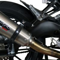 GPR exhaust compatible with  Yamaha Tracer 9 GT 2021-2024, M3 Inox , Homologated legal full system exhaust, including removable db killer and catalyst 