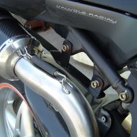 GPR exhaust compatible with  Mv Agusta Brutale 910 S - R  2005-2011, M3 Inox , Homologated legal slip-on exhaust including removable db killer and link pipe 