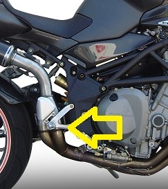 GPR exhaust compatible with  Mv Agusta Brutale 910 S - R  2005-2011, M3 Inox , Homologated legal slip-on exhaust including removable db killer and link pipe 