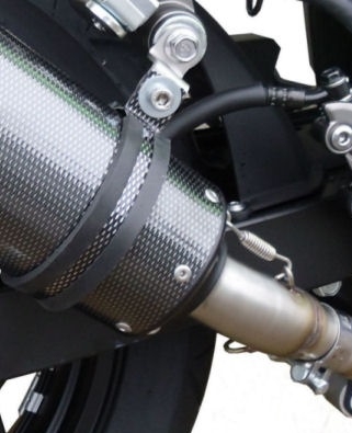 GPR exhaust compatible with  Kawasaki Ninja 300 R  2012-2017, M3 Inox , Homologated legal slip-on exhaust including removable db killer and link pipe 