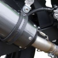 GPR exhaust compatible with  Kawasaki Ninja 300 R  2012-2017, M3 Inox , Homologated legal slip-on exhaust including removable db killer and link pipe 