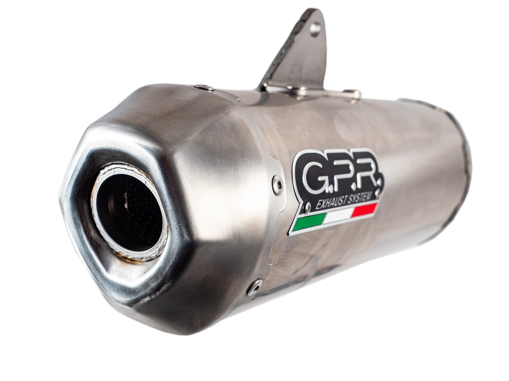 GPR exhaust compatible with  Gas Gas EC 450F 2021-2023, Pentacross Inox, Racing full system exhaust, including removable db killer/spark arrestor 