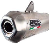 GPR exhaust compatible with  Gas Gas EC 450F 2021-2023, Pentacross Inox, Racing full system exhaust, including removable db killer/spark arrestor 