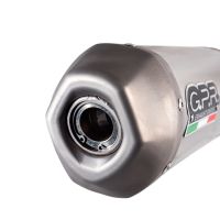 GPR exhaust compatible with  Gas Gas MC 450F 2024-2025, Pentacross FULL Titanium, Racing full system exhaust, including removable db killer/spark arrestor 