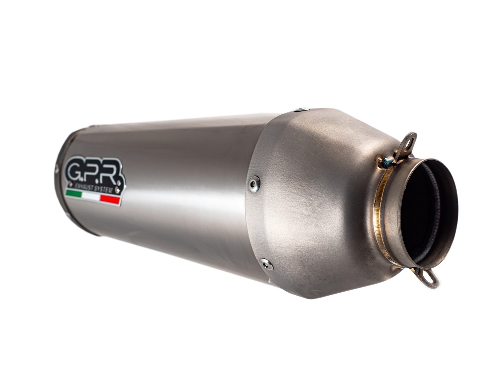 GPR exhaust compatible with  Gas Gas MC 450F 2024-2025, Pentacross FULL Titanium, Racing full system exhaust, including removable db killer/spark arrestor 