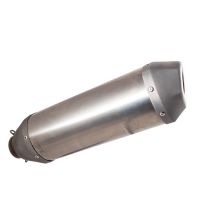 GPR exhaust compatible with  Gas Gas MC 450F 2024-2025, Pentacross FULL Titanium, Racing slip-on exhaust, including link pipe and removable db killer/spark arrestor 