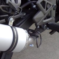 GPR exhaust compatible with  Kymco Quannon 125 2007-2016, Satinox , Homologated legal slip-on exhaust including removable db killer and link pipe 