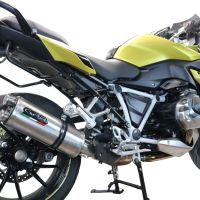 GPR exhaust compatible with  Bmw R 1250 R -Rs 2019-2020, Dual Inox, Homologated legal slip-on exhaust including removable db killer and link pipe 