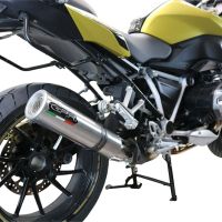 GPR exhaust compatible with  Bmw R 1250 R -Rs 2021-2024, M3 Titanium Natural, Homologated legal slip-on exhaust including removable db killer and link pipe 