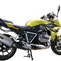 GPR exhaust compatible with  Bmw R 1250 R -Rs 2019-2020, Sonic Titanium, Homologated legal slip-on exhaust including removable db killer and link pipe 