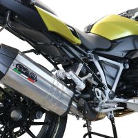 GPR exhaust compatible with  Bmw R 1250 R -Rs 2019-2020, Sonic Titanium, Homologated legal slip-on exhaust including removable db killer and link pipe 