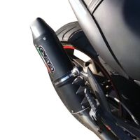 GPR exhaust compatible with  Cagiva V-Raptor 1000 2000-2002, Furore Nero, Dual Homologated legal slip-on exhaust including removable db killers and link pipes 