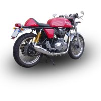 GPR exhaust compatible with  Royal Enfield Continental GT 535  2014-2016, Vintacone, Homologated legal slip-on exhaust including removable db killer, link pipe and catalyst 