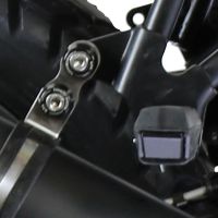 GPR exhaust compatible with  Royal Enfield Himalayan 410 Diam.36mm 2017-2020, Albus Ceramic, Slip-on exhaust legal for UK and non-EU markets including link pipe and removable db killer 