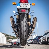 GPR exhaust compatible with  Royal Enfield Continental 650 2019-2020, Deeptone Inox, Dual slip-on exhaust legal for UK and non-EU countries including removable db killers and link pipes 