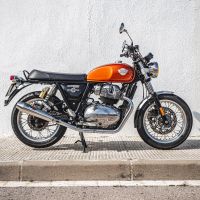 GPR exhaust compatible with  Royal Enfield Interceptor 650 2021-2024, Ultracone, Dual slip-on exhaust legal for UK and non-EU countries including removable db killers and link pipes 