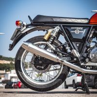 GPR exhaust compatible with  Royal Enfield Interceptor 650 2021-2024, Ultracone, Dual slip-on exhaust legal for UK and non-EU countries including removable db killers and link pipes 