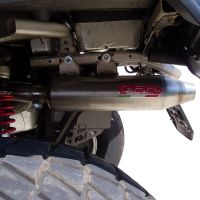 GPR exhaust compatible with  Can Am Outlander 800 XMR 2012-2016, Deeptone Atv, Homologated legal slip-on exhaust including removable db killer and link pipe 