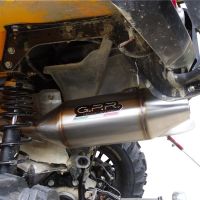 GPR exhaust compatible with  Can Am Outlander 1000 MAX XMR XTP 2012-2023, Deeptone Atv, Homologated legal slip-on exhaust including removable db killer and link pipe 